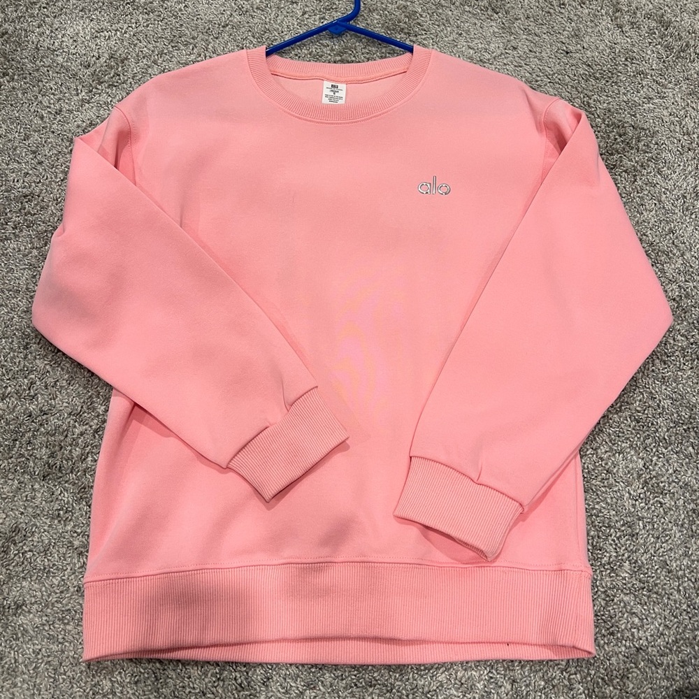 ALO Yoga (dupe) Crewneck Sweatshirt in Pink